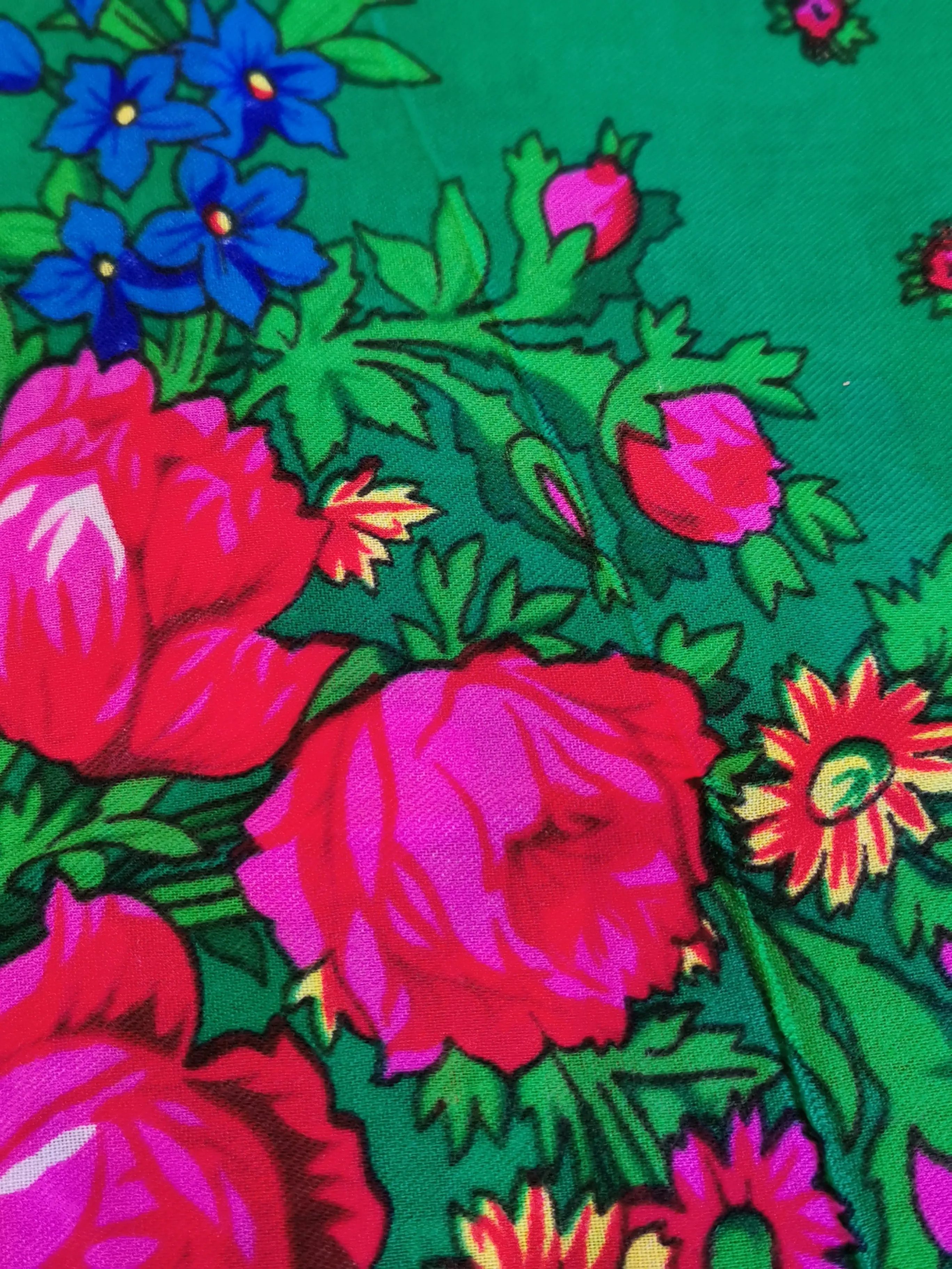 Russian super floral scarf