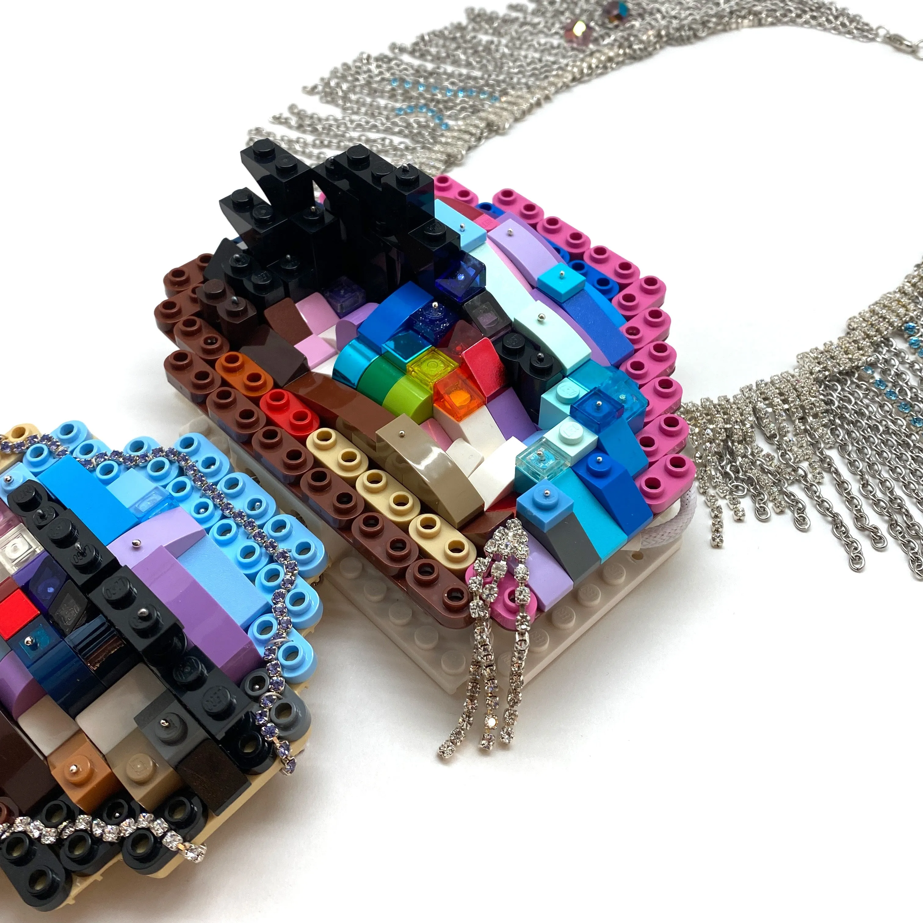 “Saint” Marsha P. Johnson and “Mother” Sylvia Rivera Necklace