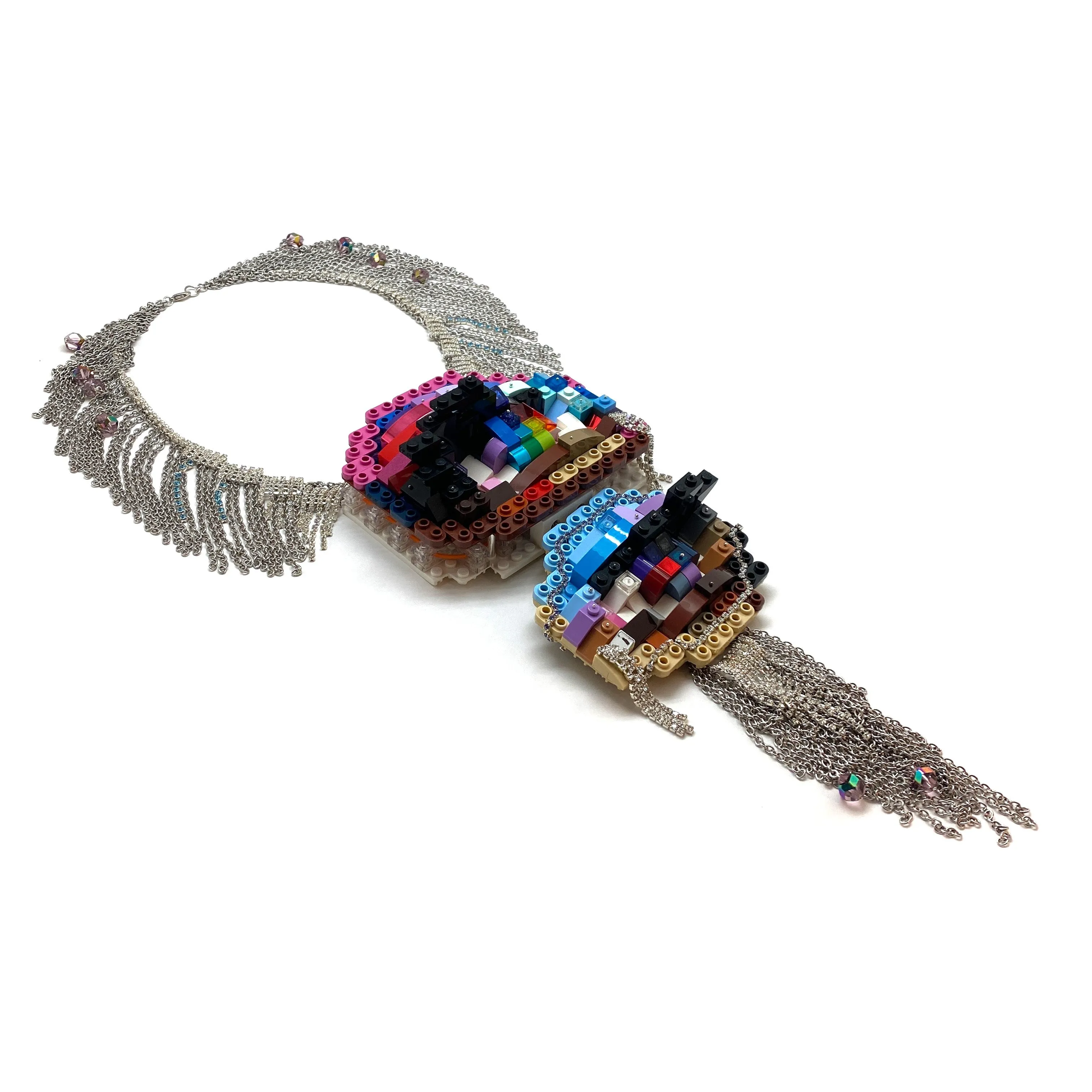“Saint” Marsha P. Johnson and “Mother” Sylvia Rivera Necklace