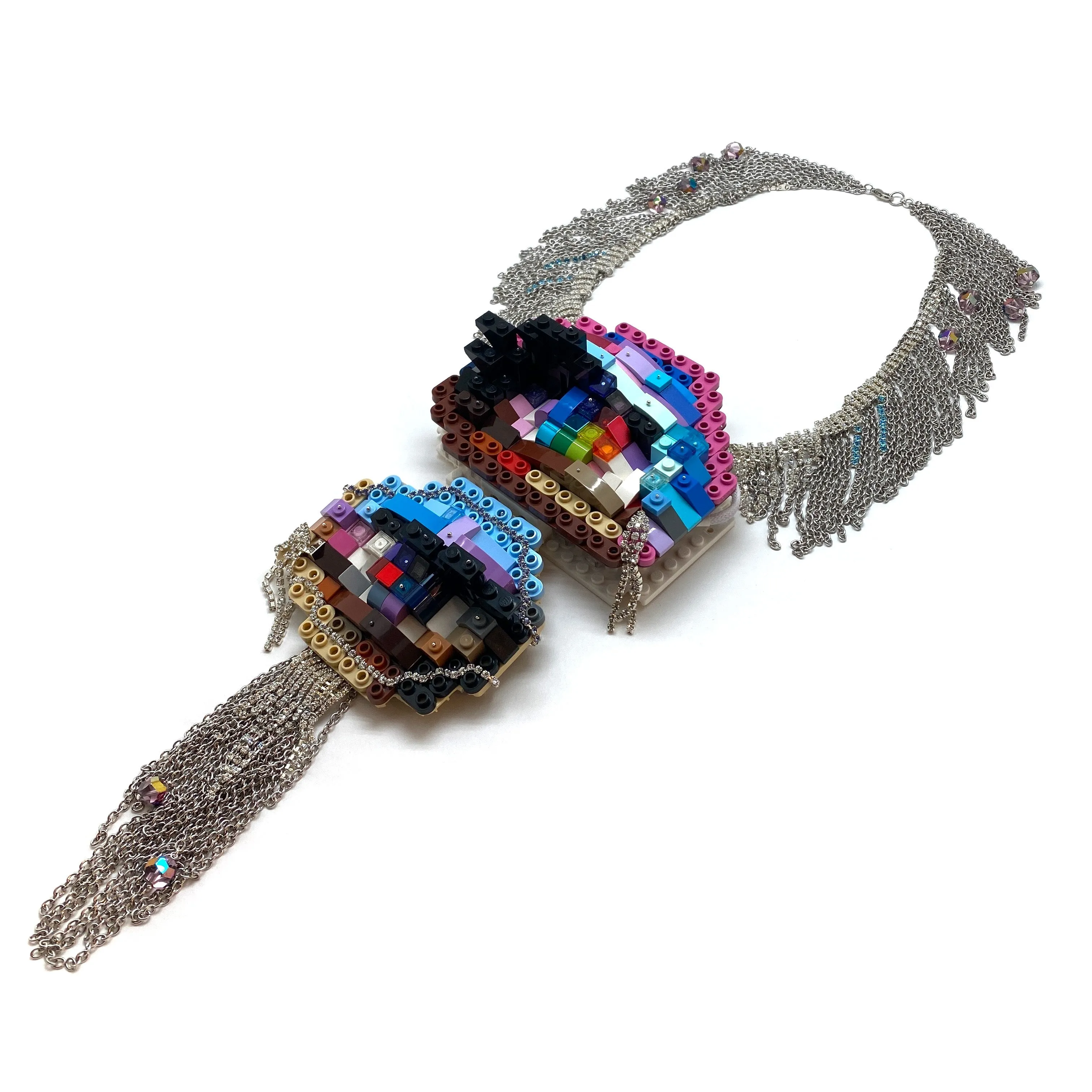 “Saint” Marsha P. Johnson and “Mother” Sylvia Rivera Necklace