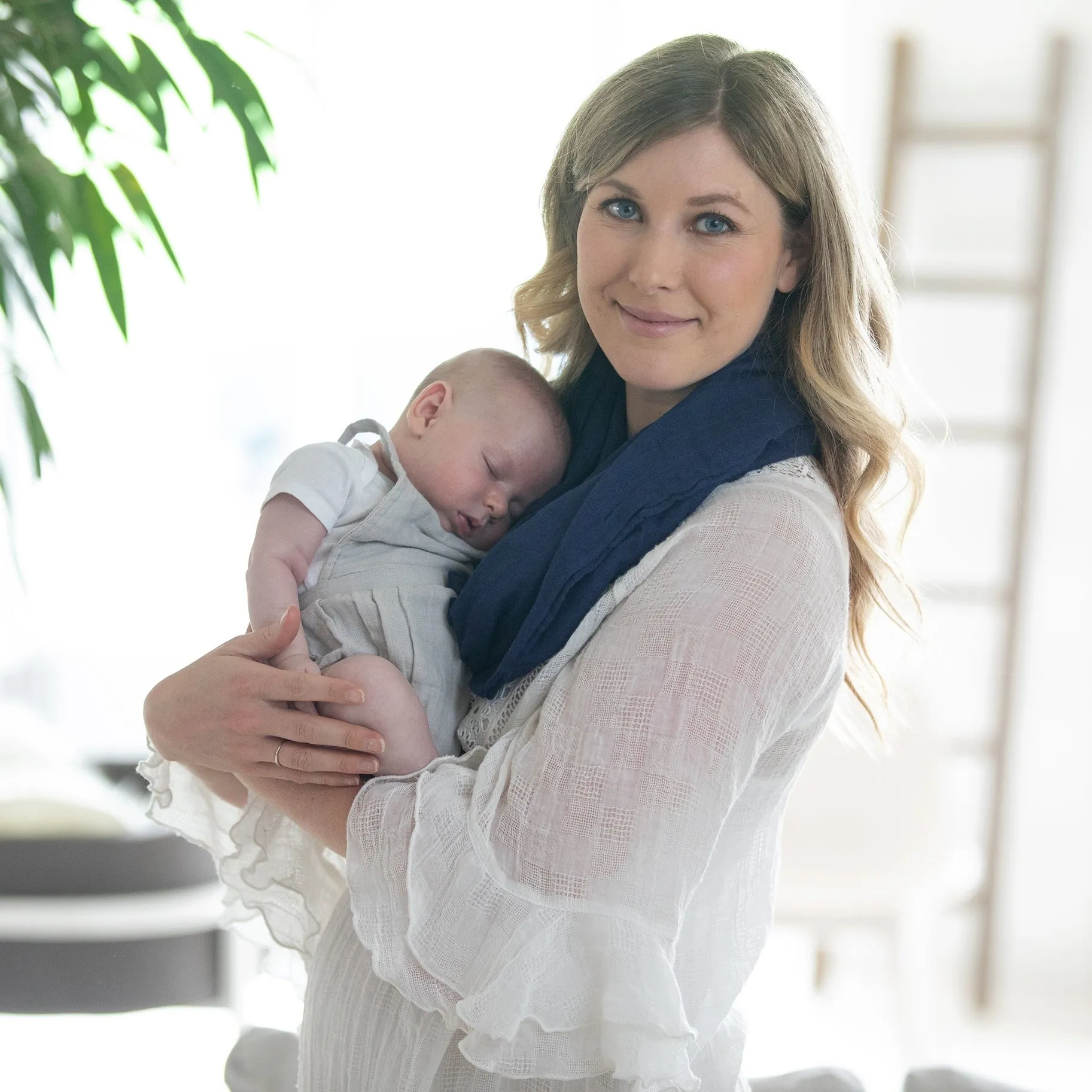 *SALE* Two-In-One Nursing Scarf - Carmel Bay