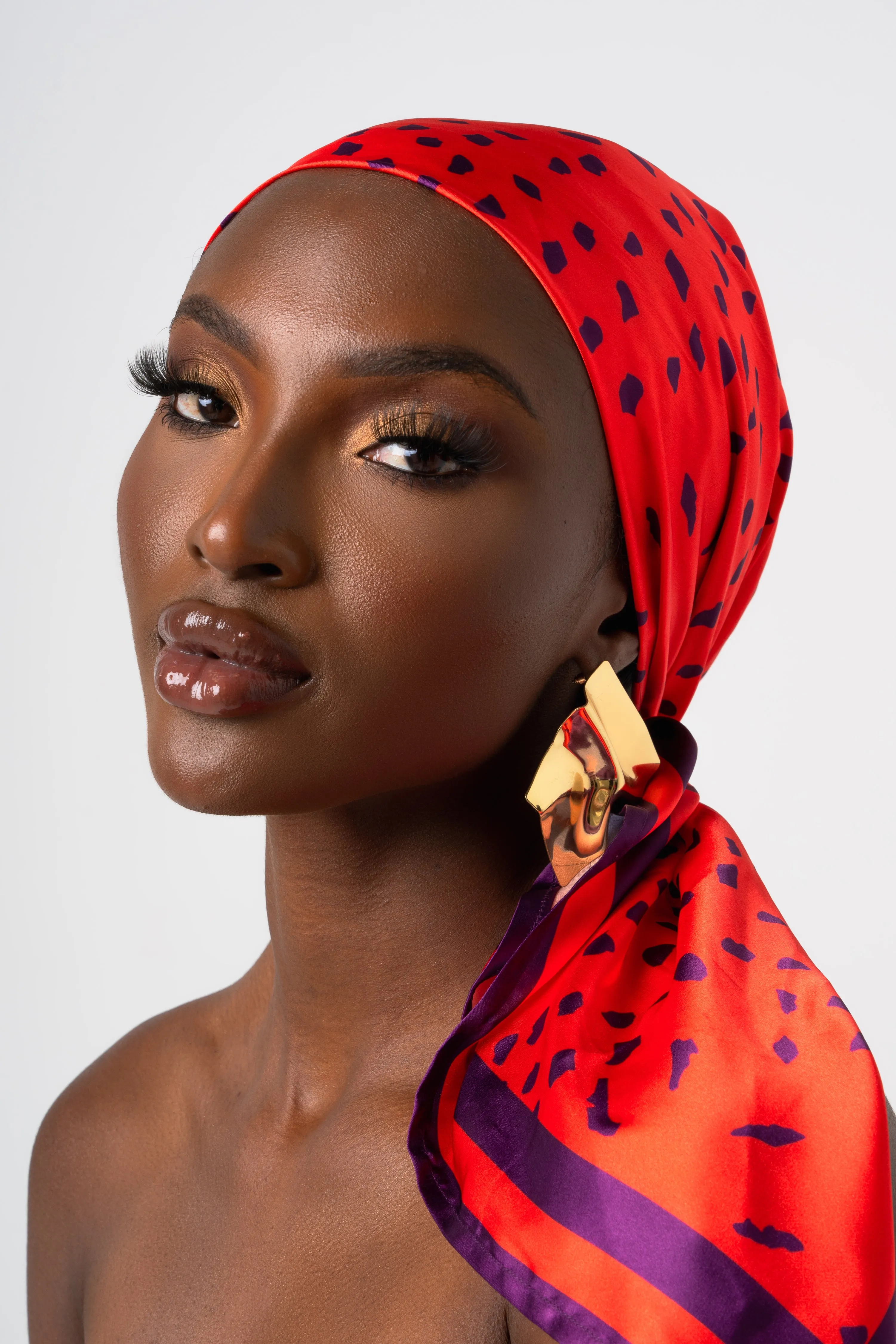 SAMIAH SMALL SILK SCARF