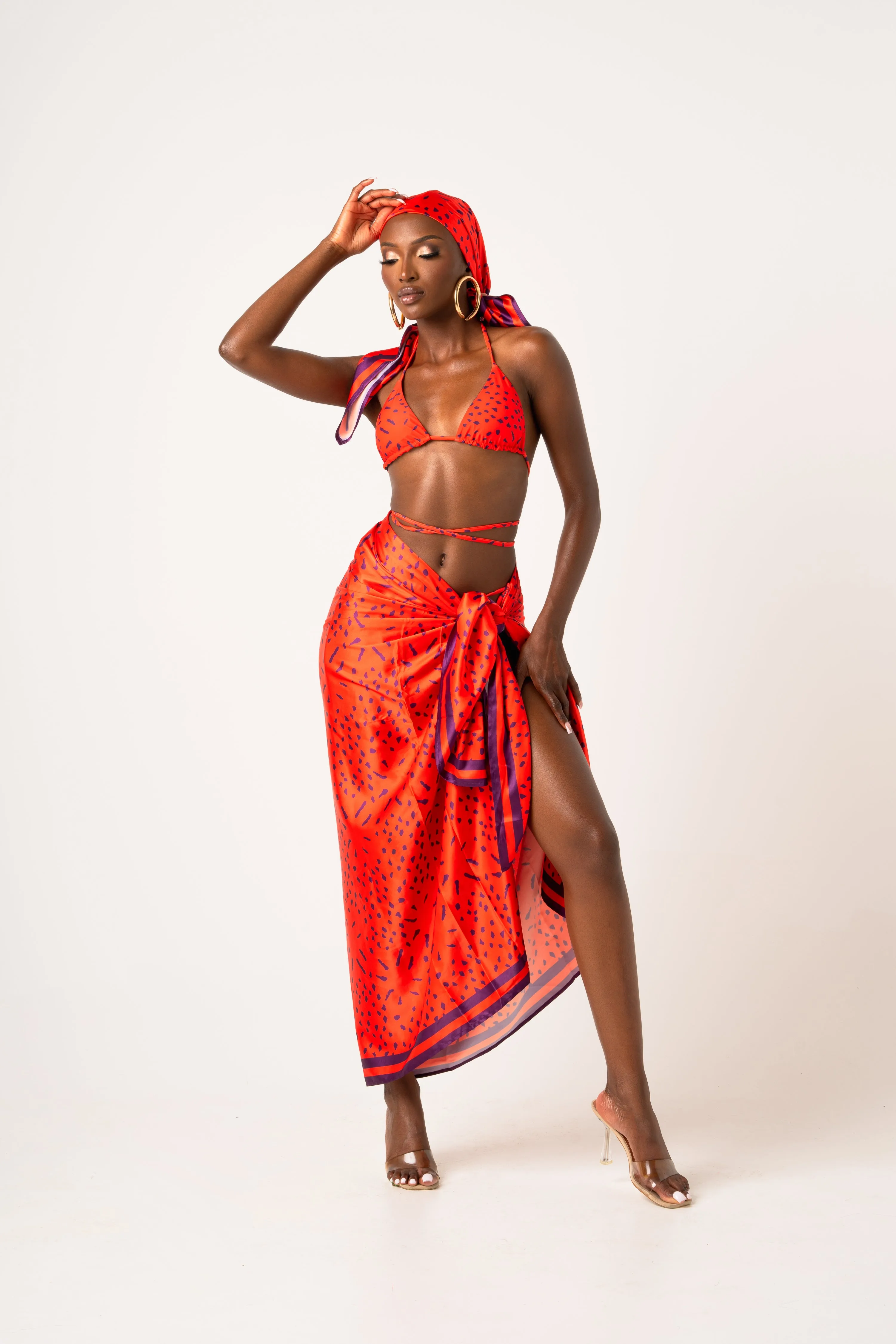 SAMIAH XL SILK SCARF