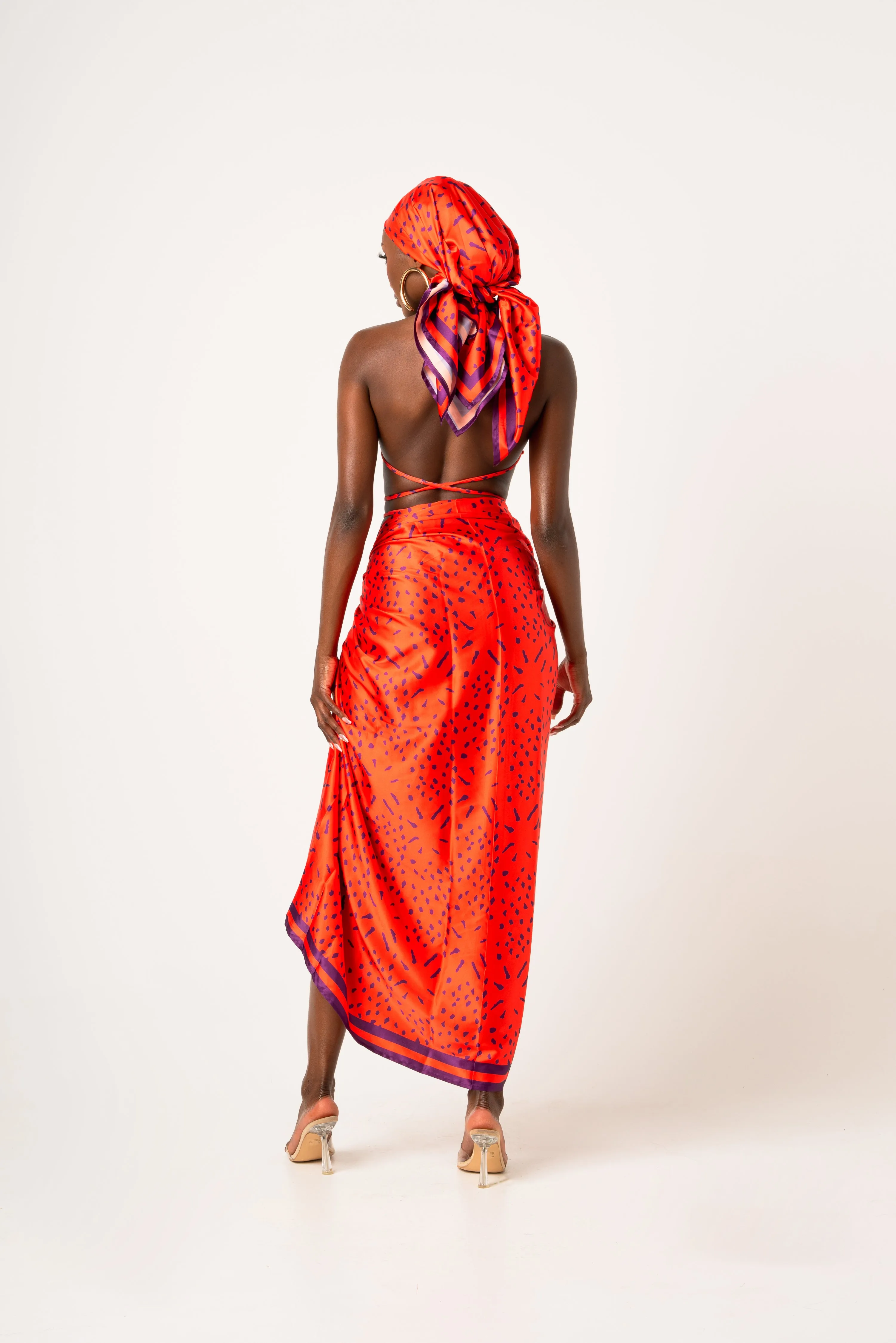 SAMIAH XL SILK SCARF