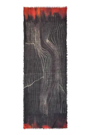 Sapwood Abstract Striped Scarf