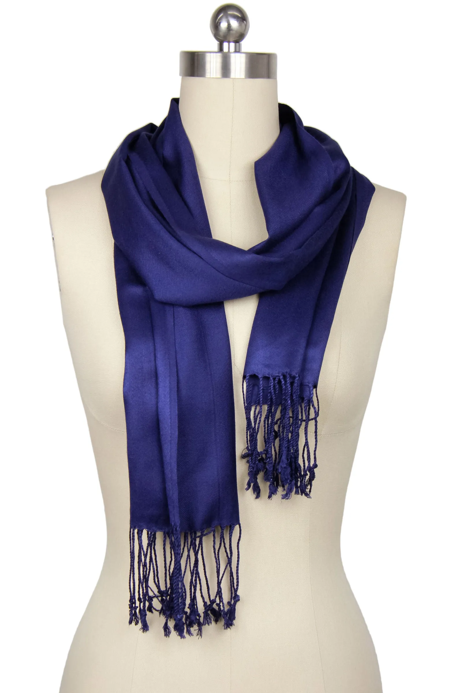 Savea Solid Satin Scarf