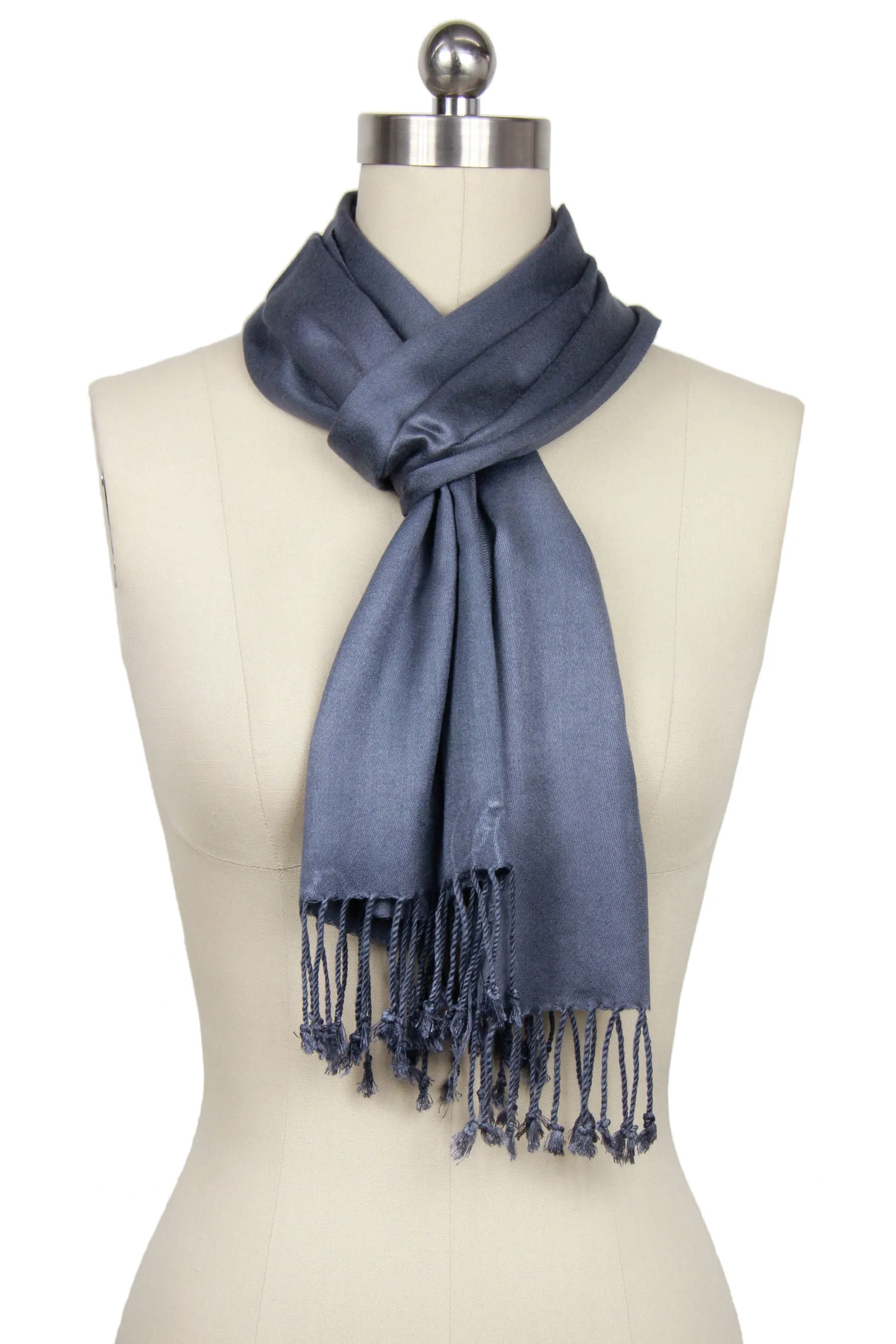 Savea Solid Satin Scarf