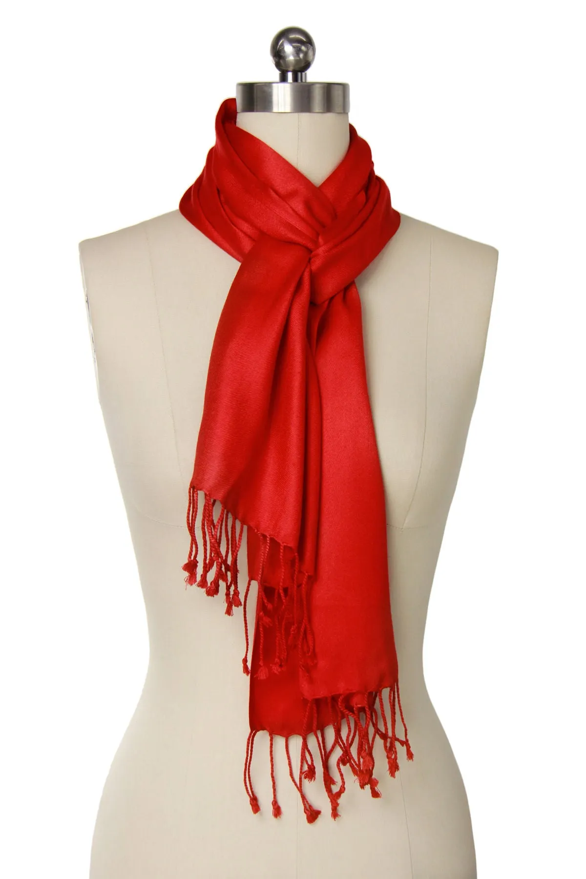 Savea Solid Satin Scarf
