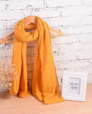 scarf womens scarves women scarfs luxury brand ladies hijab cotton/linen Solid woman silk shawls shawl warm stoles
