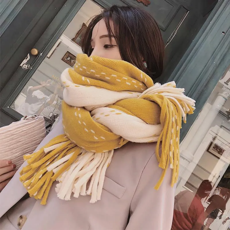 Scarfs for  Women Foulard Hijab Femme Bandana Wool Poncho Women Scarf for Ladies