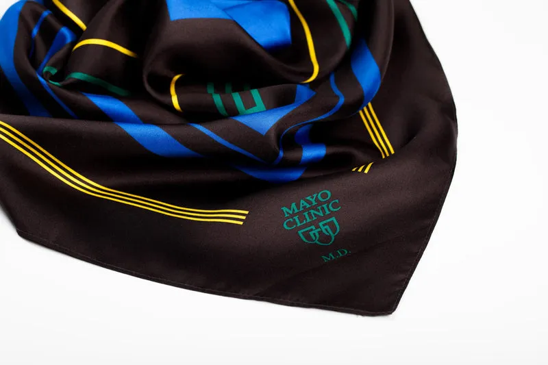 Scarves , imprinted Mayo Clinic logo