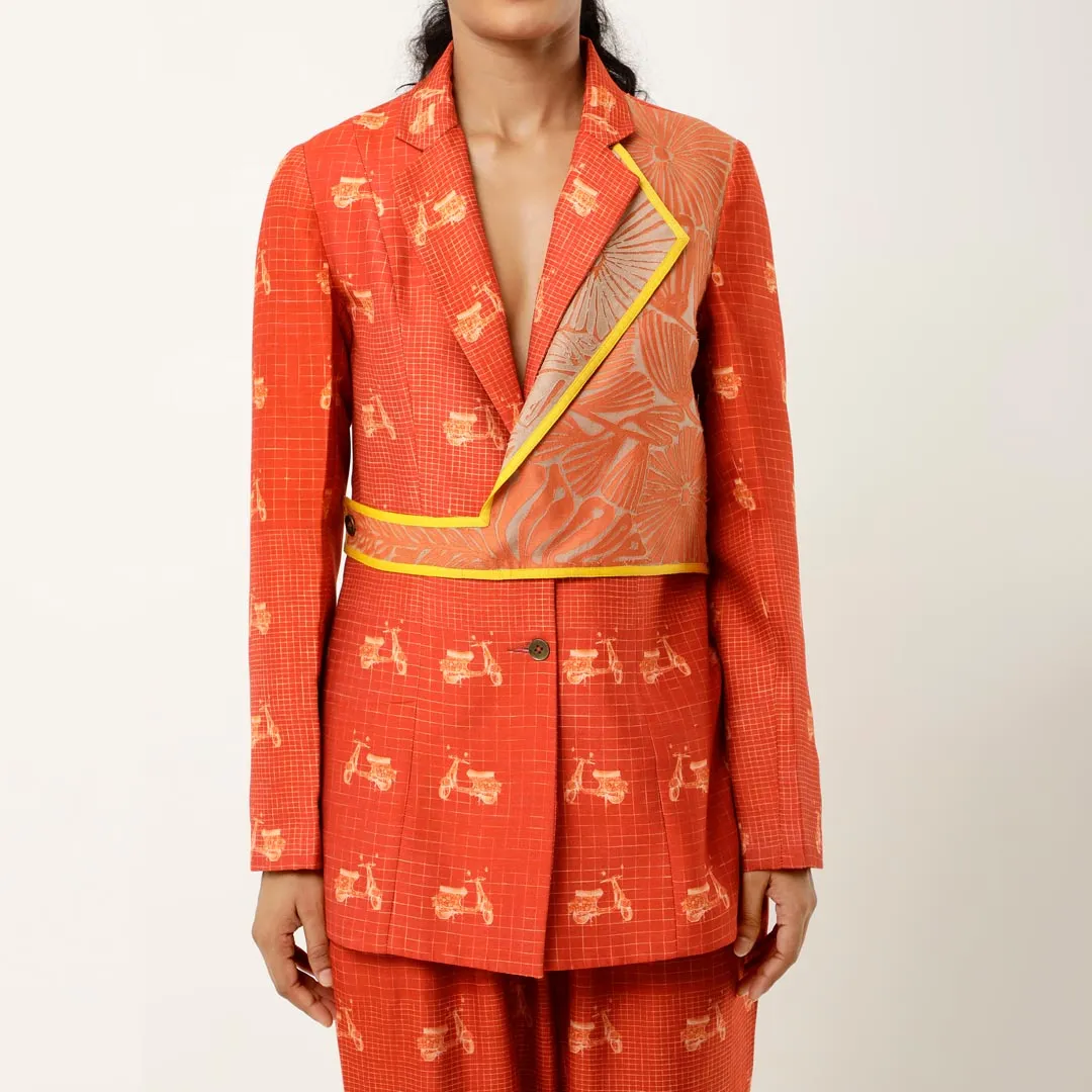 SCOOTER PRINTED JACKET WITH JOGGERS
