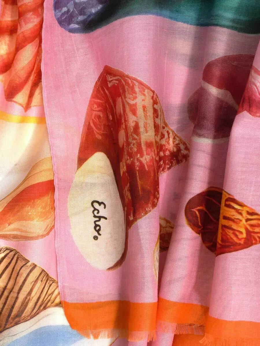 Sea Treasures Pareo In Peony