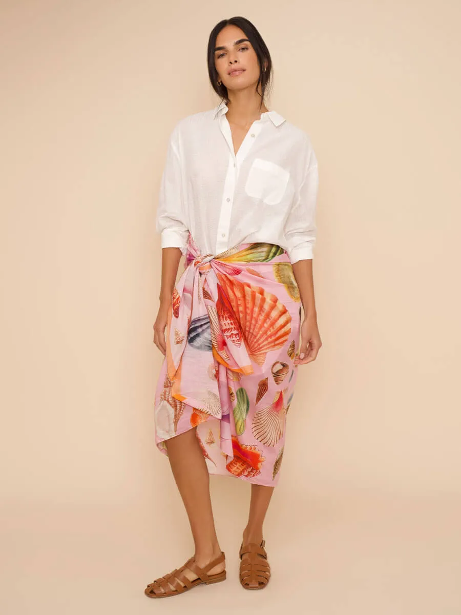 Sea Treasures Pareo In Peony