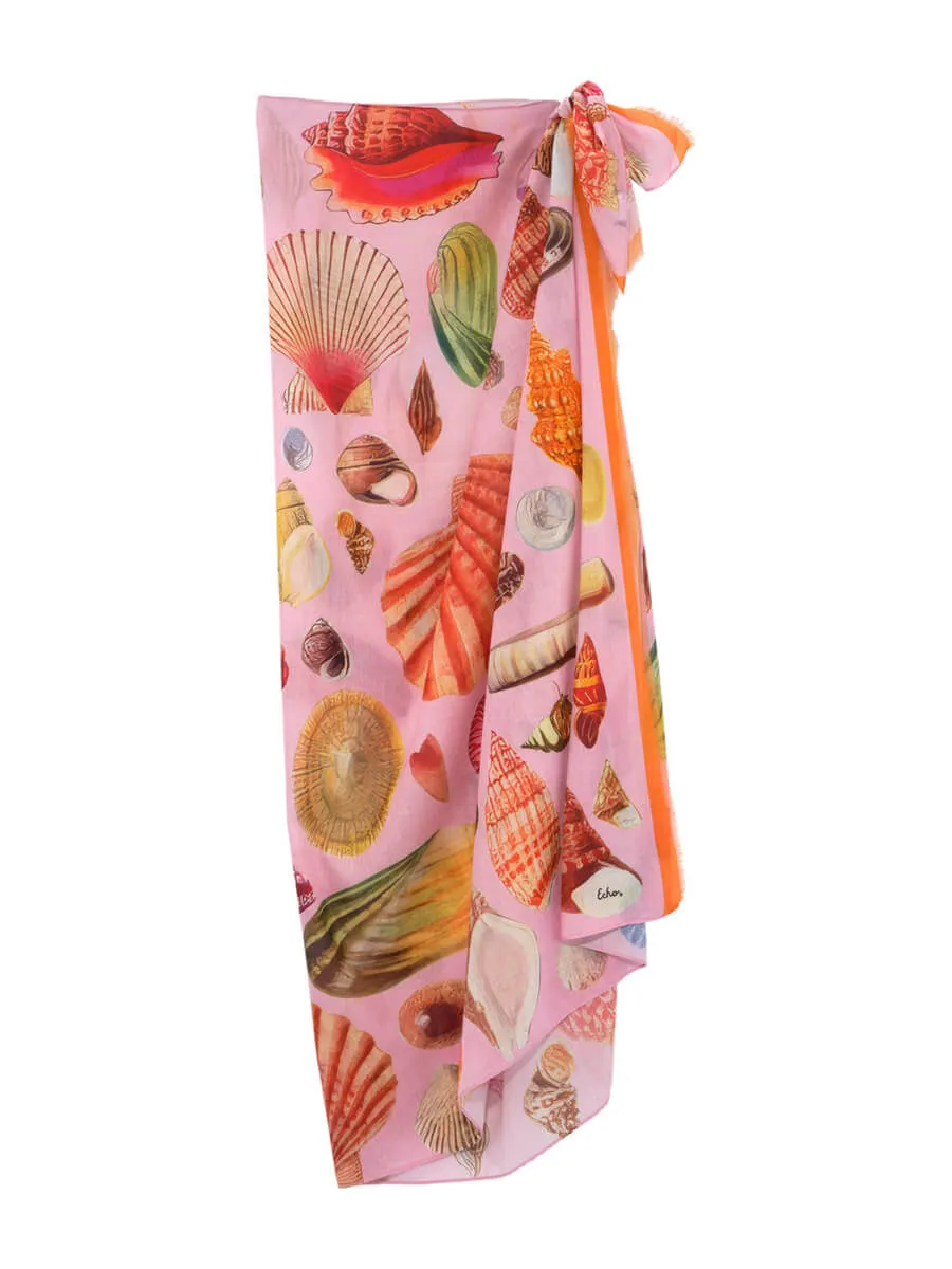 Sea Treasures Pareo In Peony