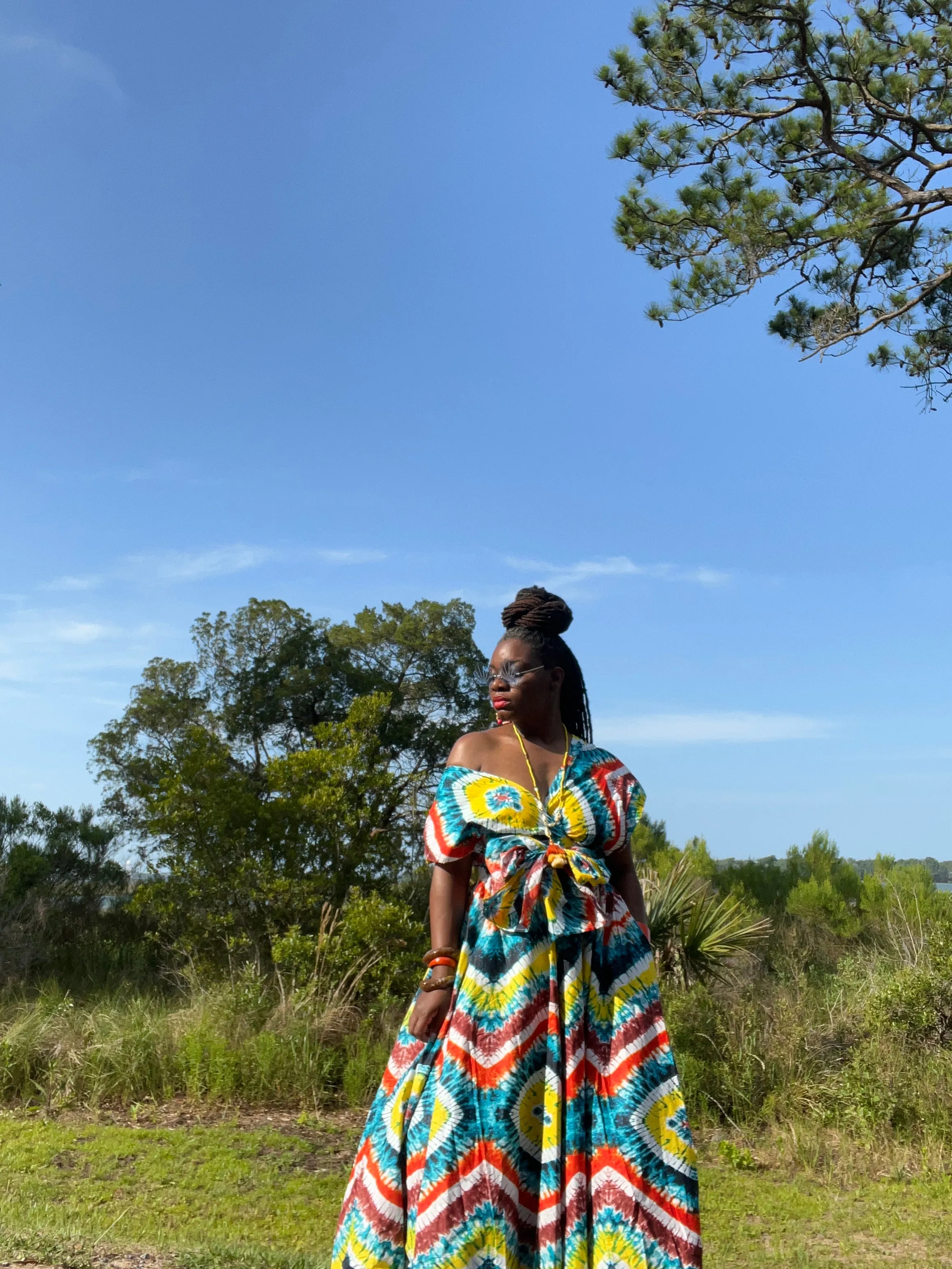 Secora Tye-Dye Infinity Dress