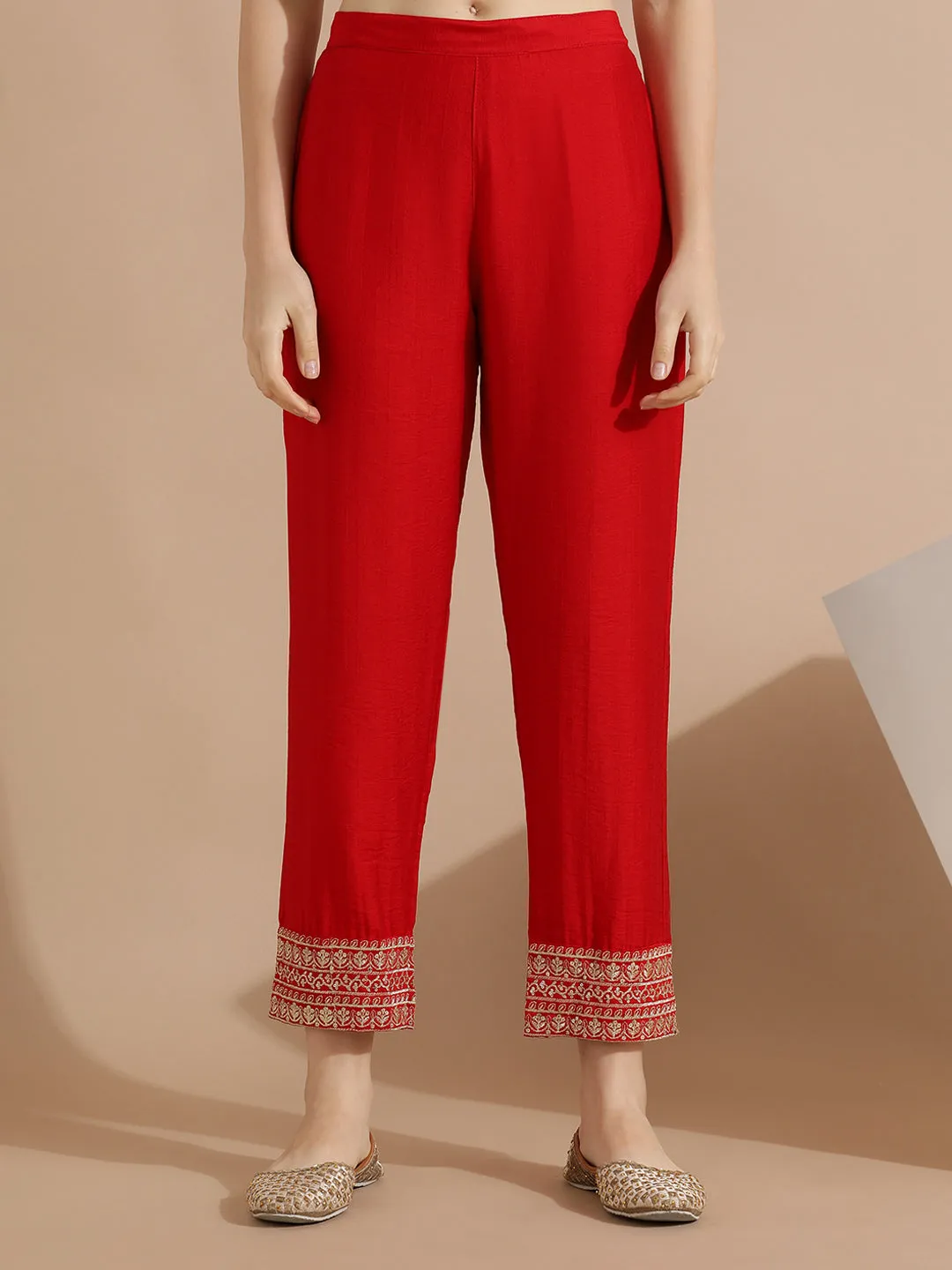 Sequin Embroidered Silk Blend Kurta Set With Net Dupatta