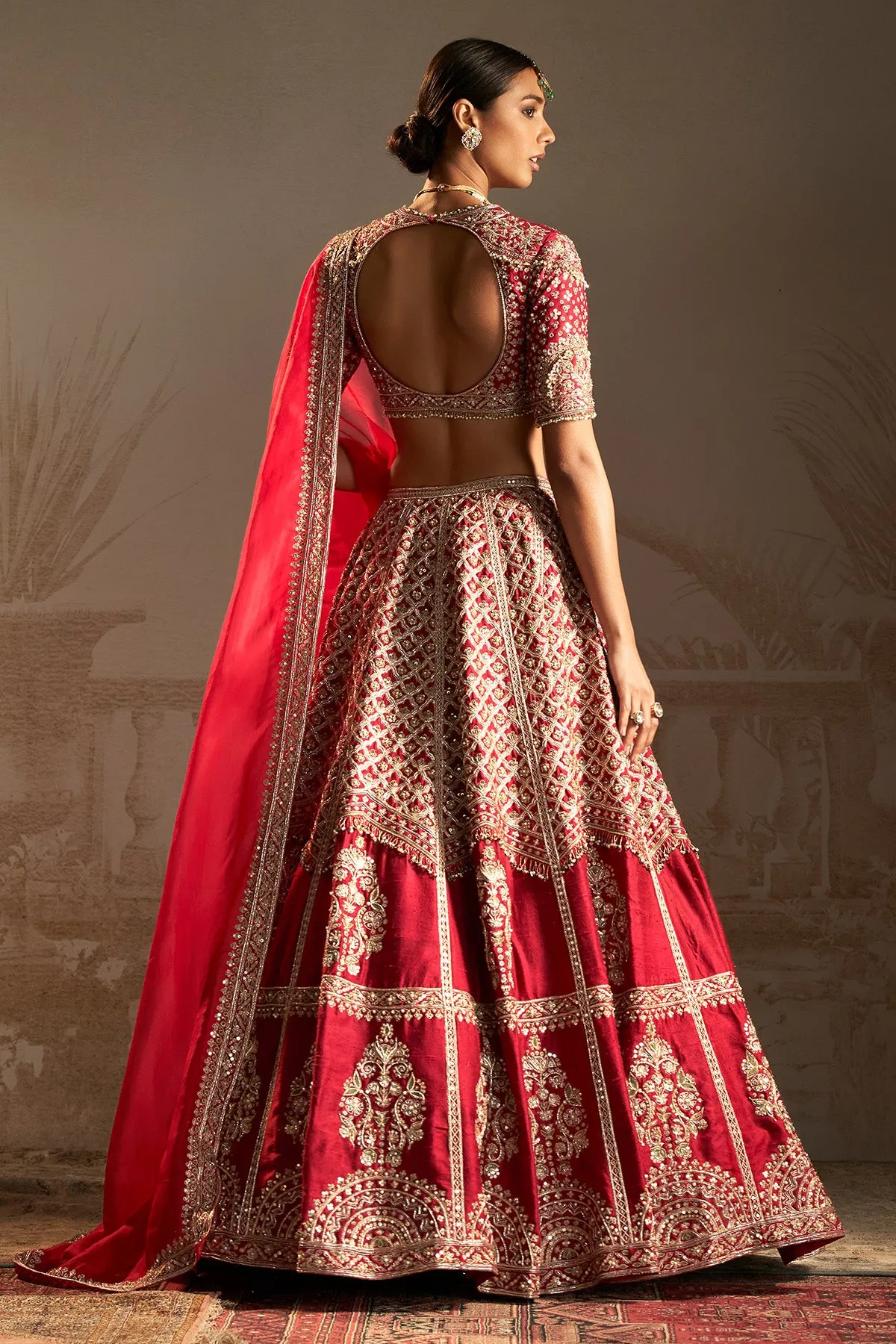 Shanaya Kapoor in Rani Lehenga Set