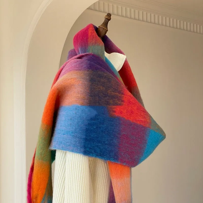 Shooting Travel Matching Autumn And Winter Scarf