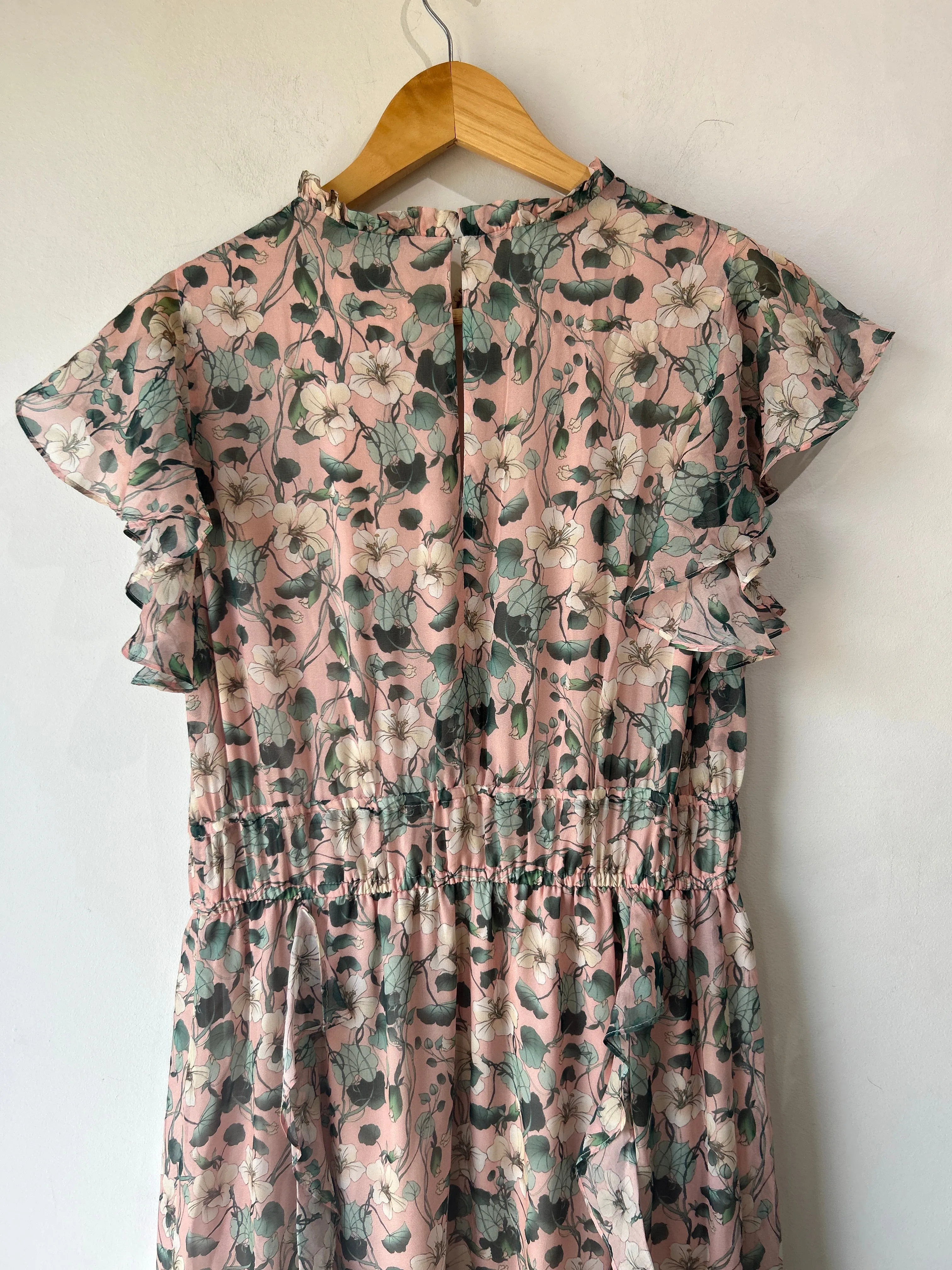 Shoshanna Midnight Pink Floral Dress
