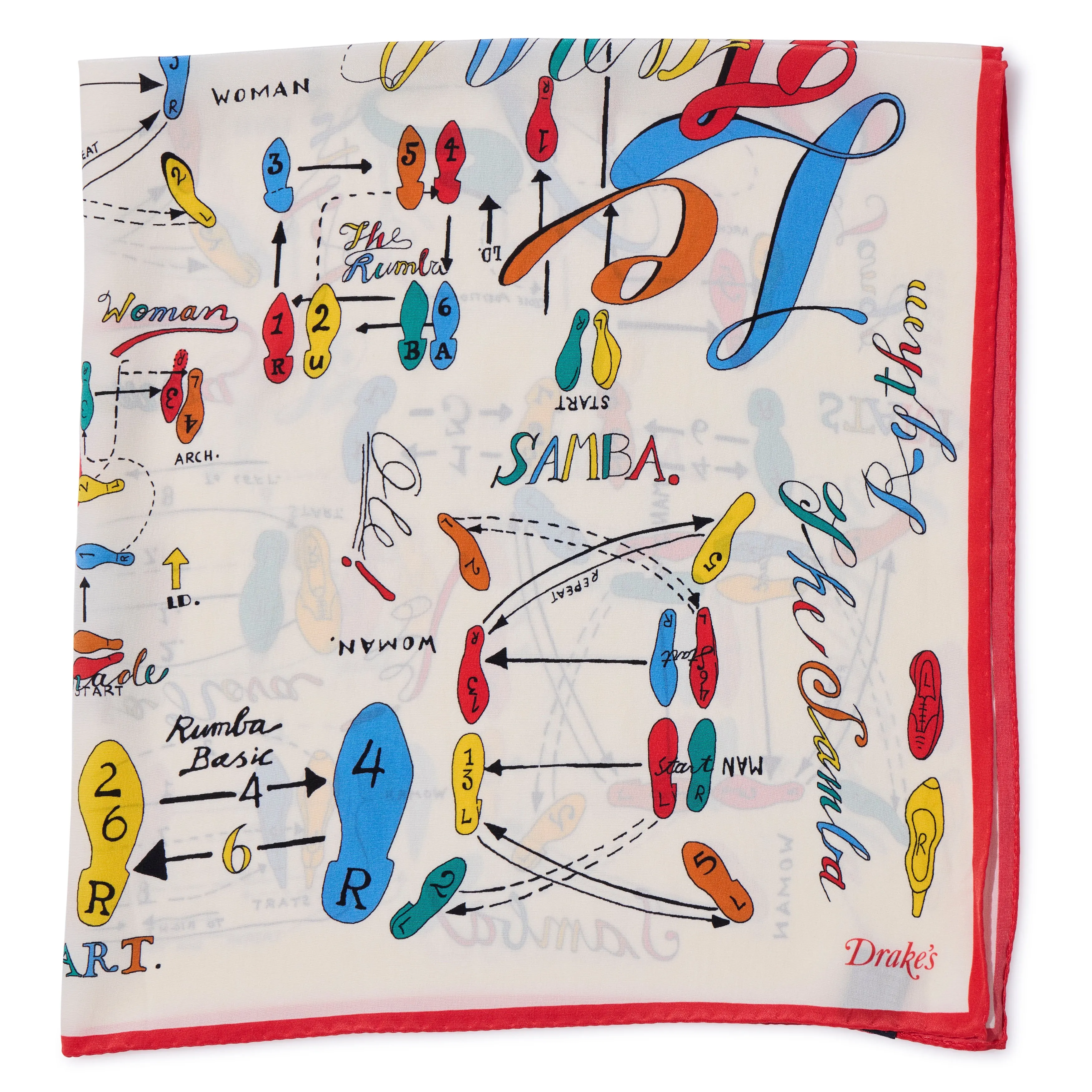 Silk Dance Steps Bandana