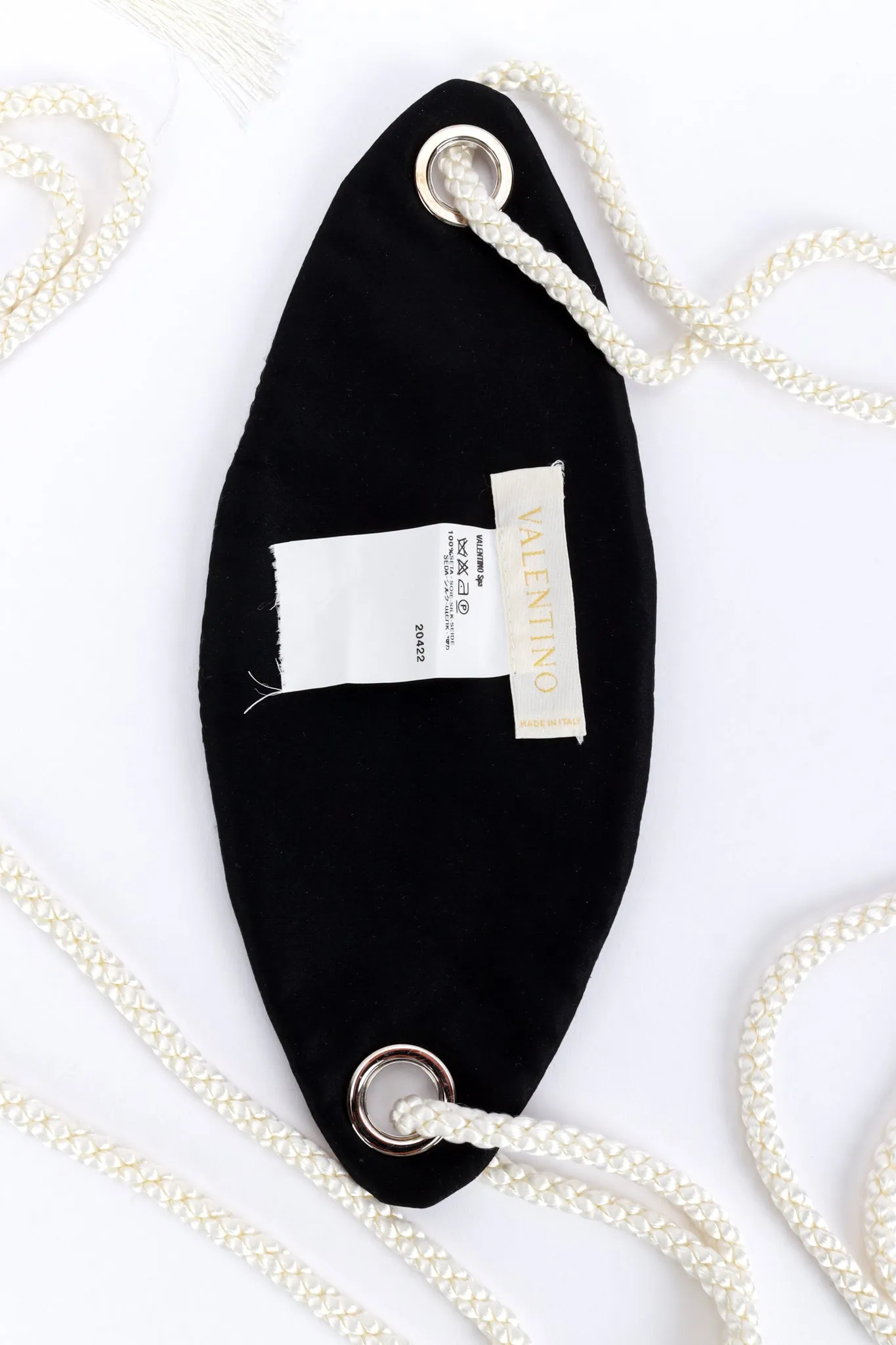 Silk Floral Beaded Tassel Belt
