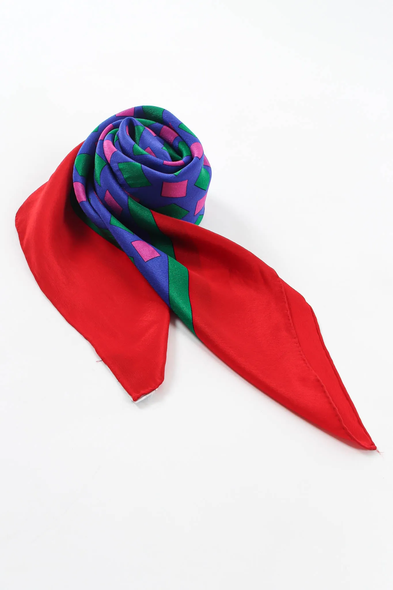 Silk Geo Shapes Scarf