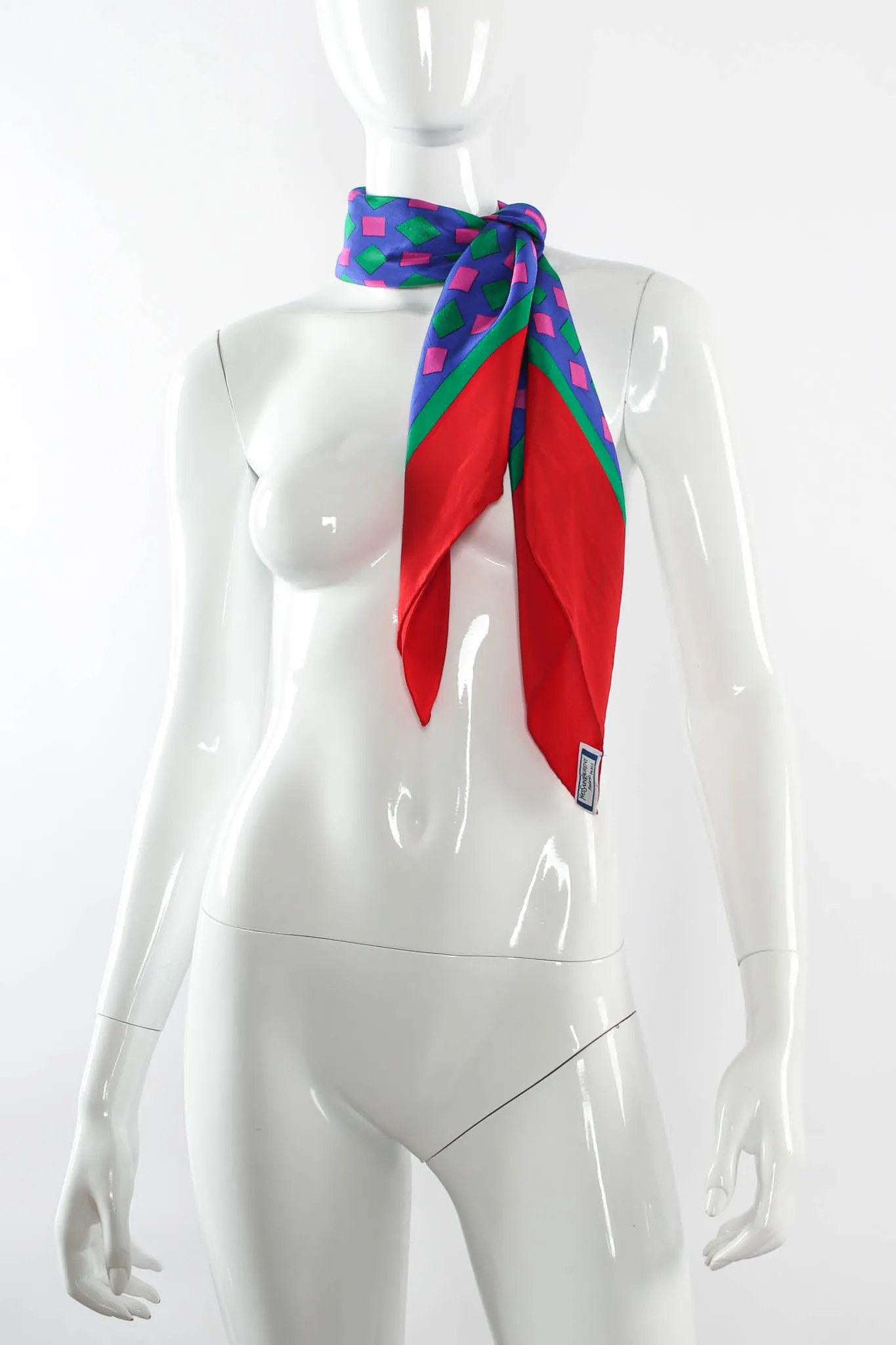 Silk Geo Shapes Scarf