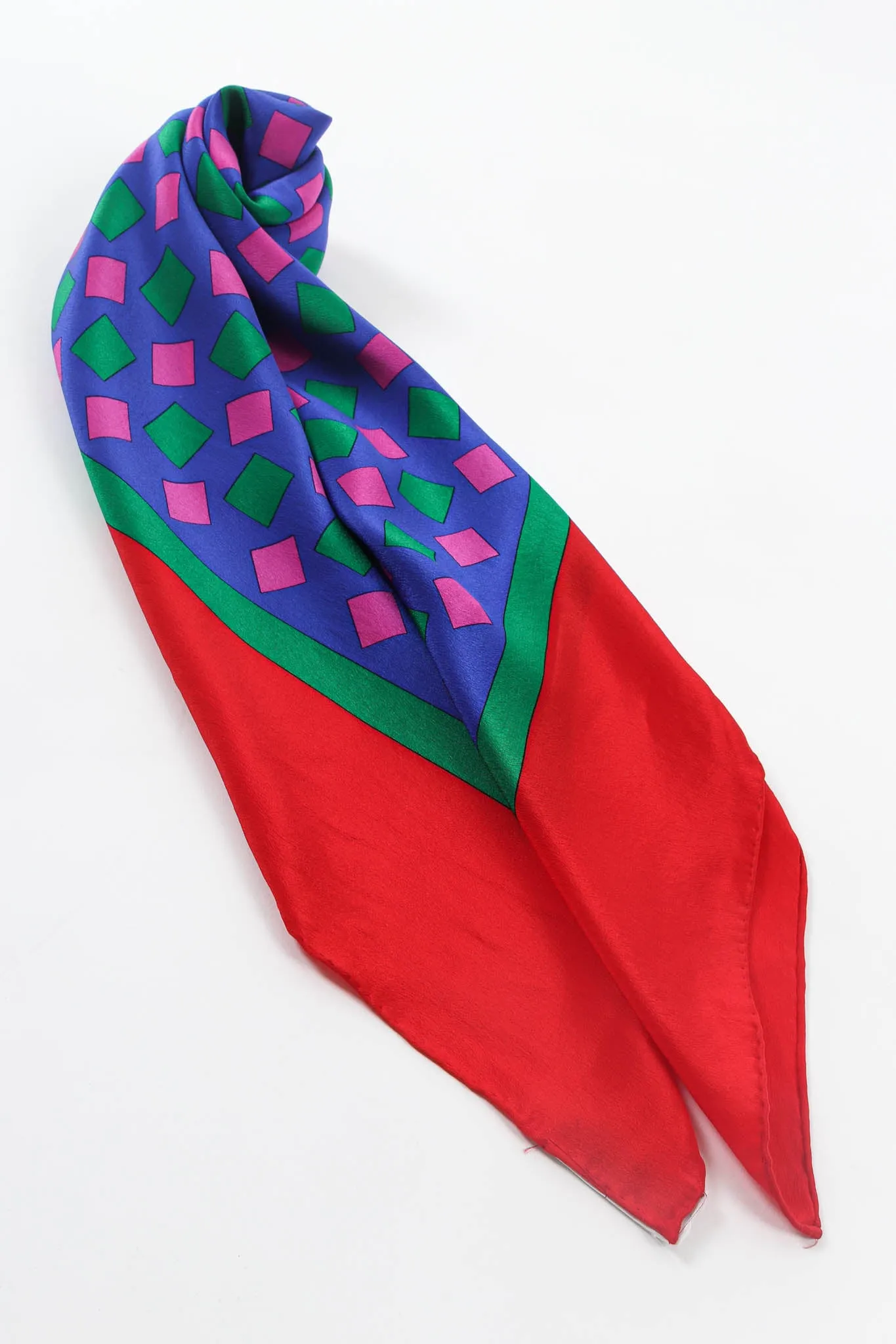 Silk Geo Shapes Scarf