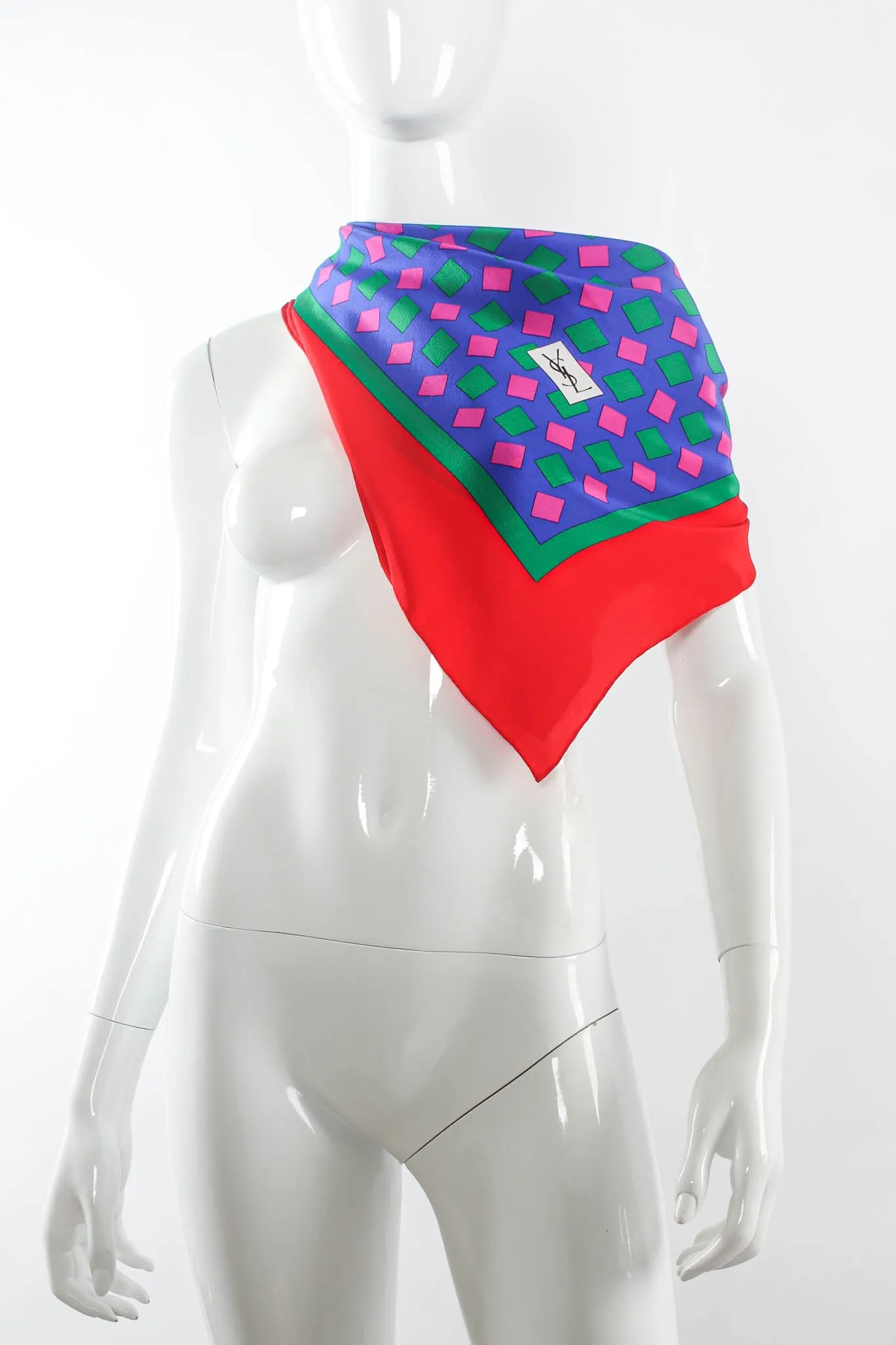 Silk Geo Shapes Scarf