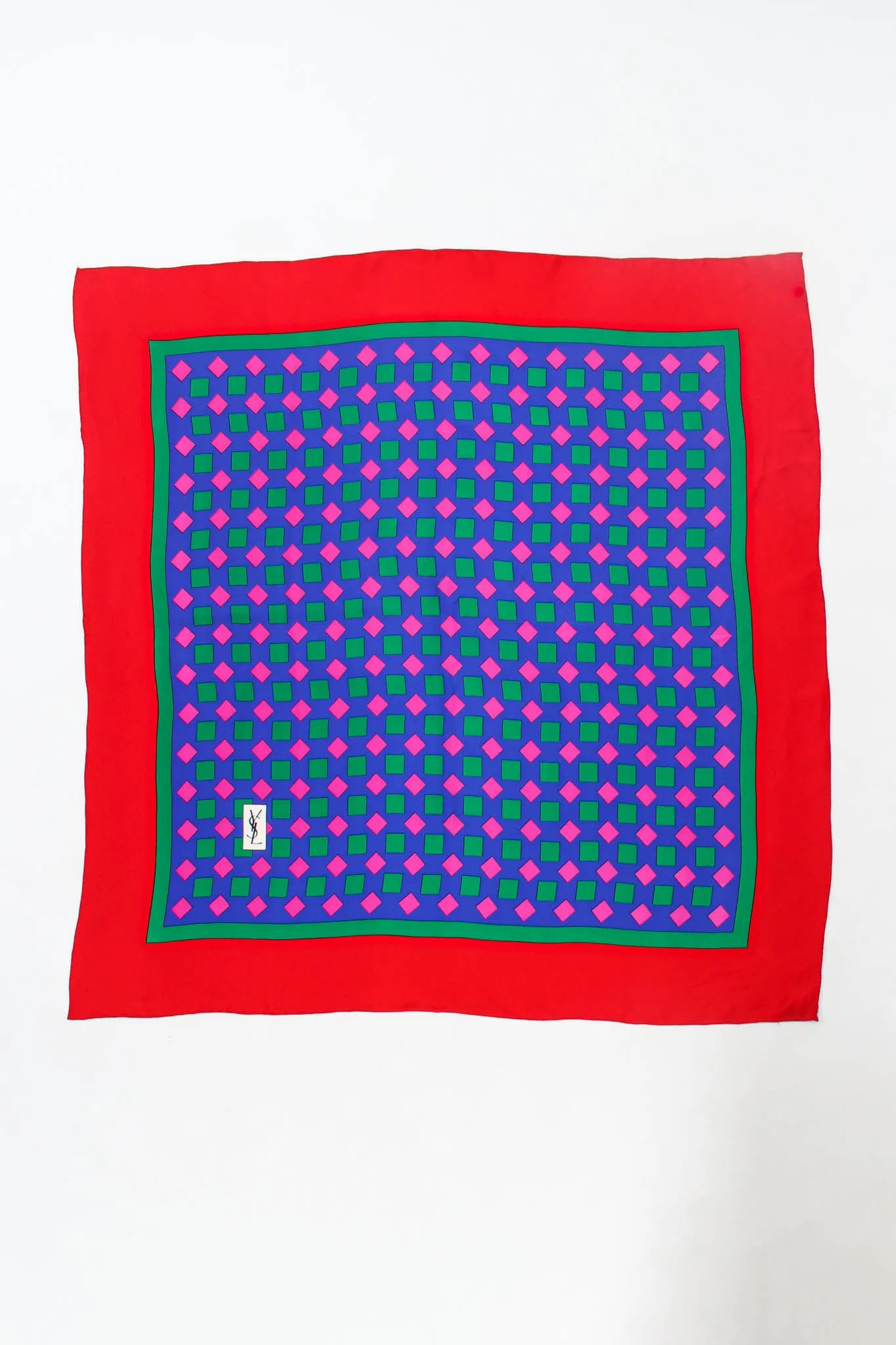 Silk Geo Shapes Scarf
