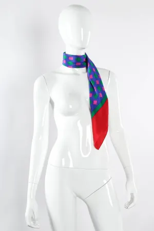 Silk Geo Shapes Scarf