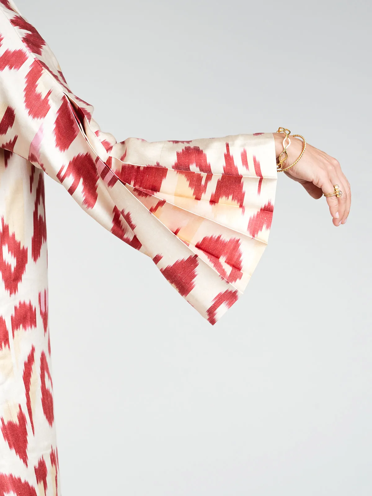 Silk Ikat Chapan Coat