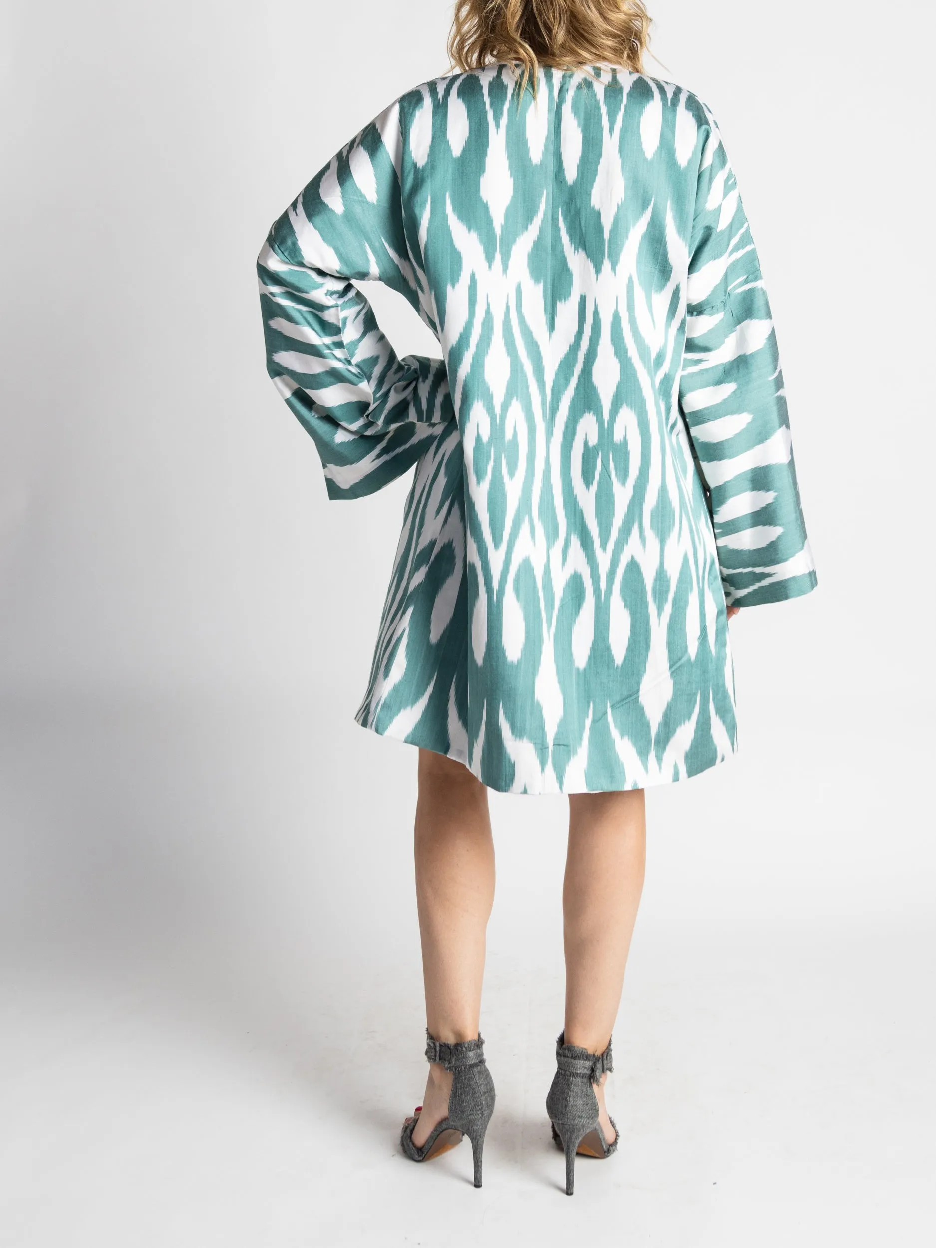 Silk Ikat Chapan Coat