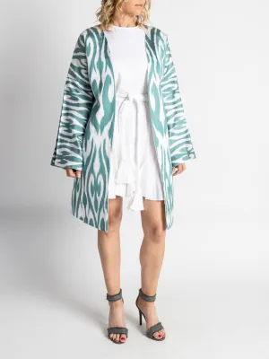 Silk Ikat Chapan Coat