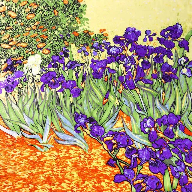 Silk Scarf Inspired Famous Oil Painting (More Designs)