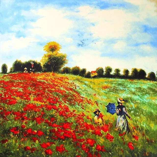 Silk Scarf Inspired Famous Oil Painting (More Designs)