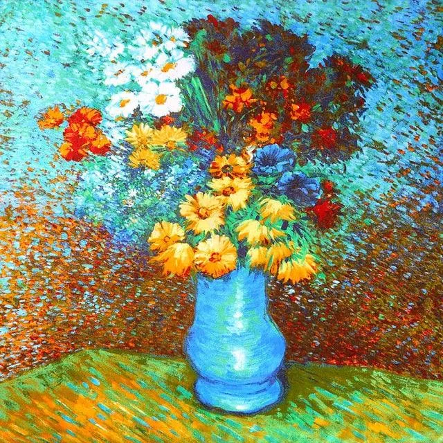 Silk Scarf Inspired Famous Oil Painting (More Designs)