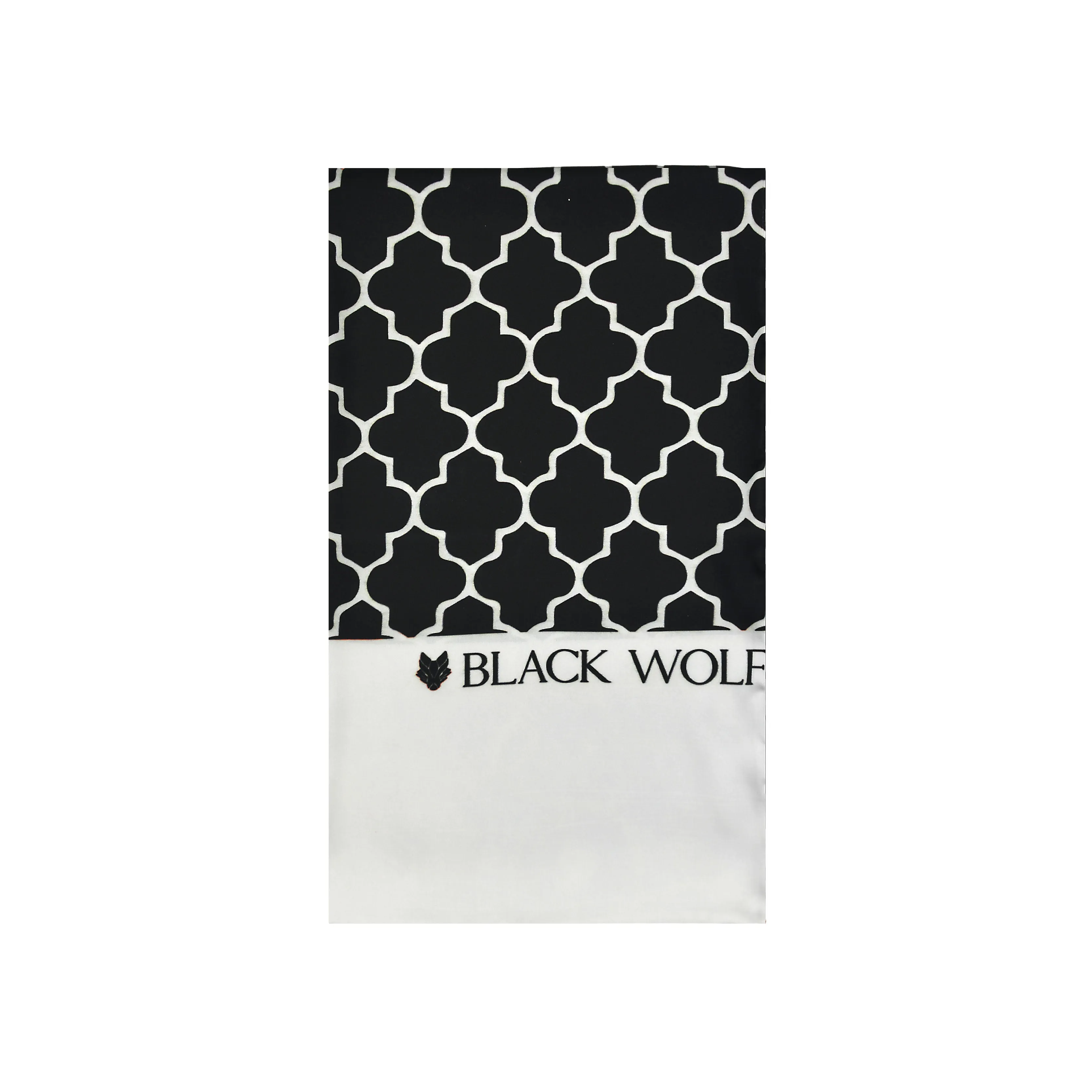 SILVER GEOMETRIC MEN SCARF - PREMIUM COLLECTION
