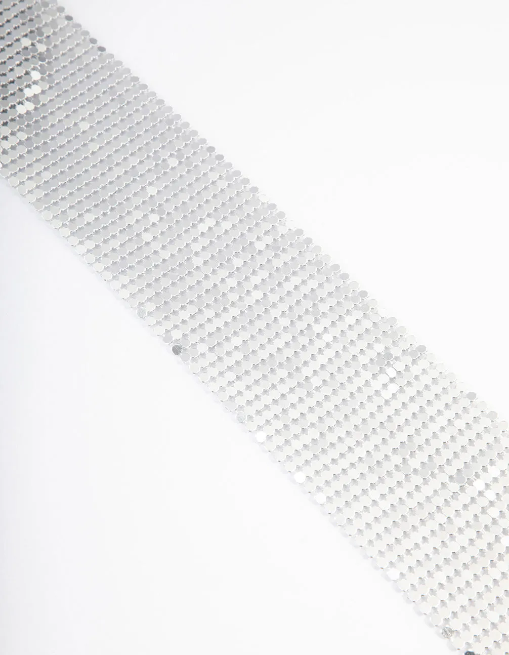 Silver Mesh Scarf
