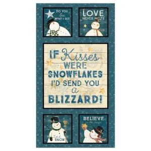 Snovalley by Clothworks  24" SNOVALLEY PANEL/MULTI