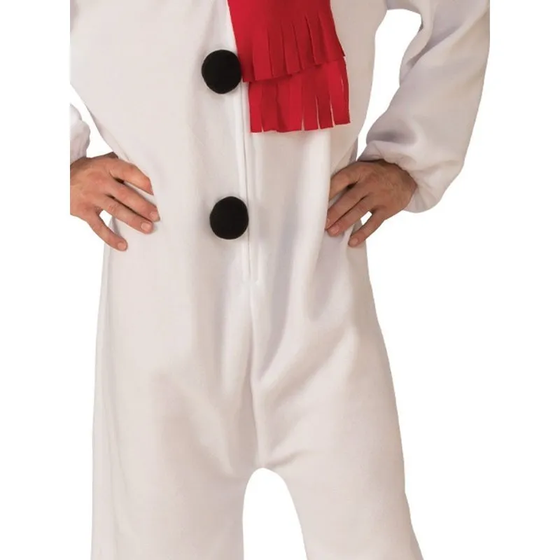Snowman Onesie Jumpsuit, Adult