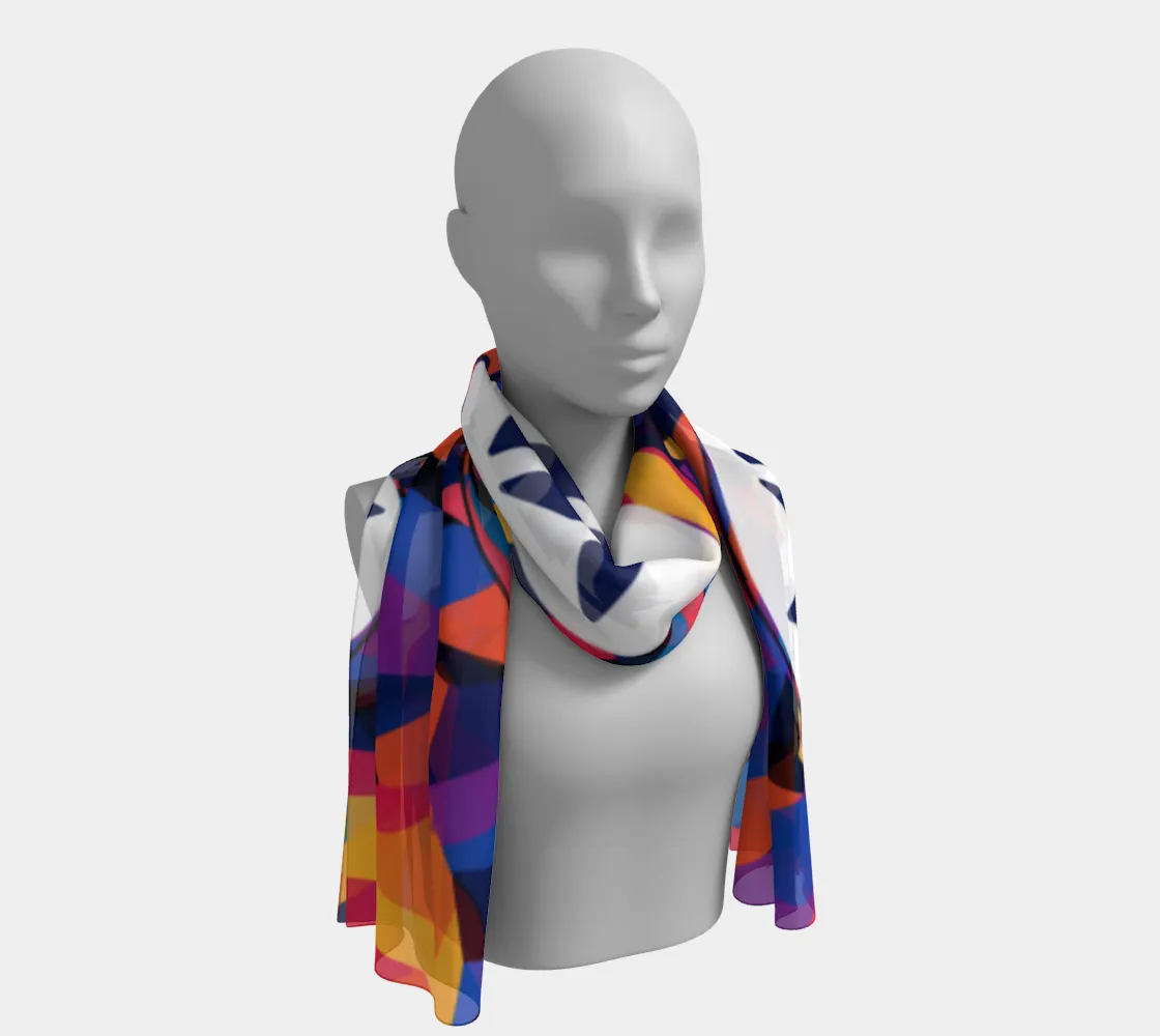 Solana Abstrak Long Scarf