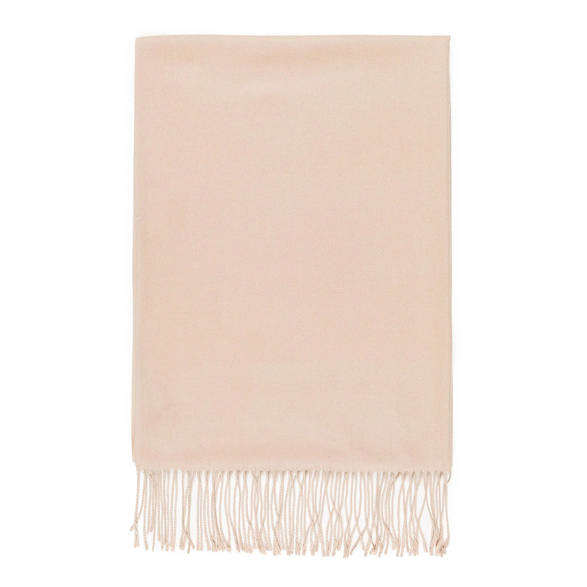 Solid Color Classic Scarf (Beige)