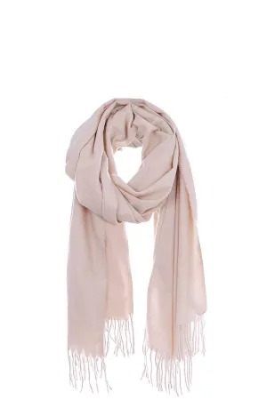 Solid Color Modern Fringe Scarf