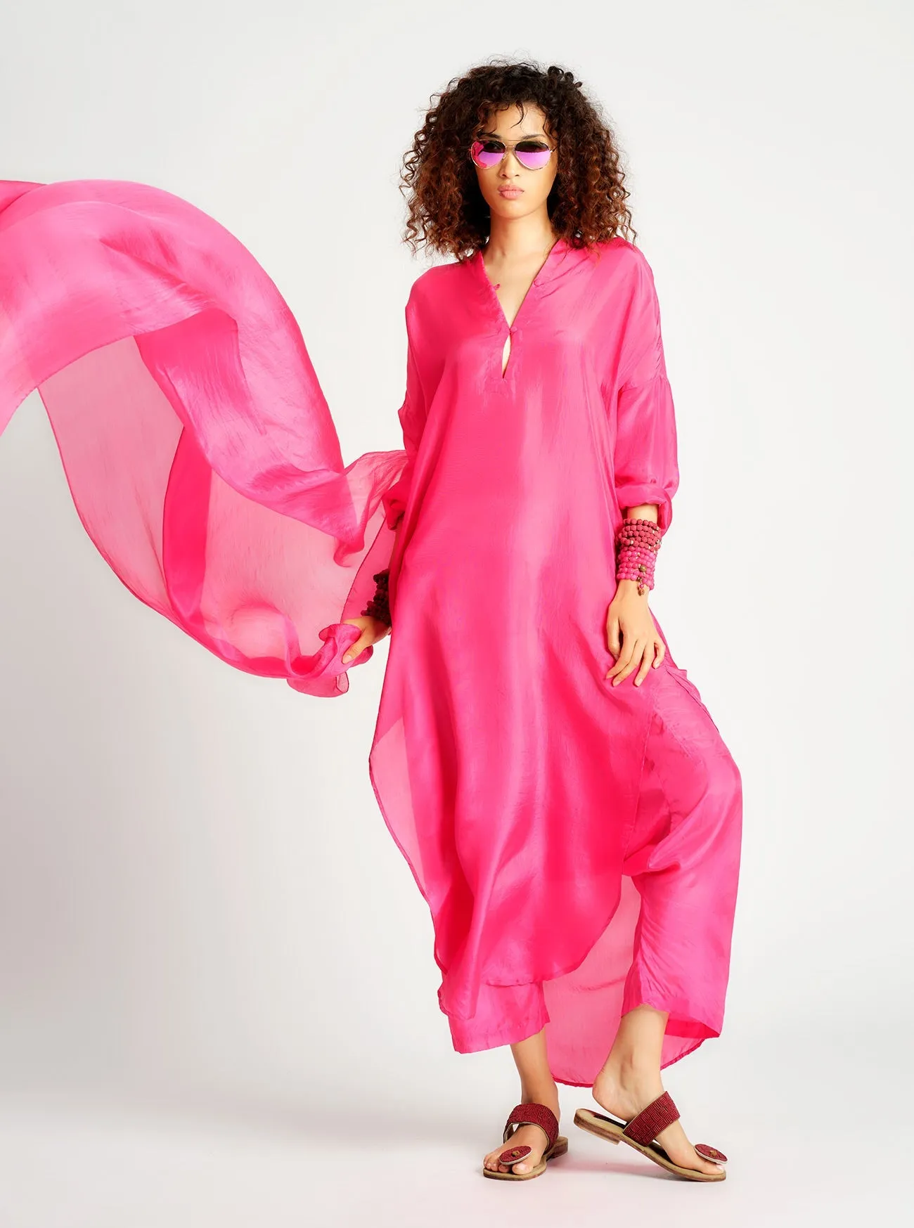 Solid Light Weight Silk Scarf