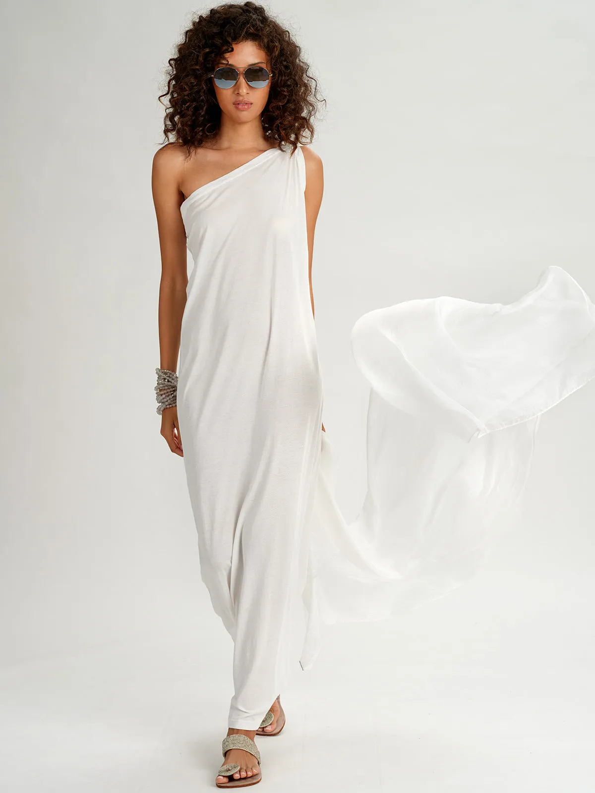 Solid Light Weight Silk Scarf