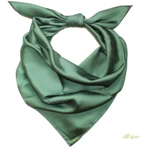 Solid Moss Green Wild Rag