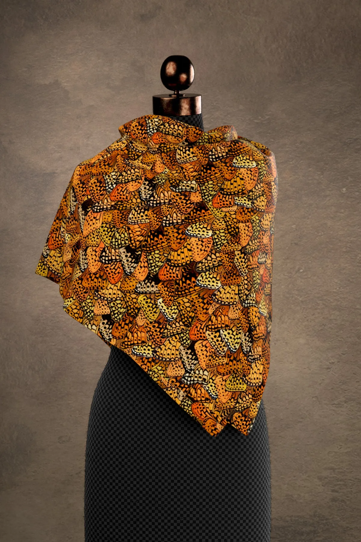 Spangled Fritillary Square Scarf