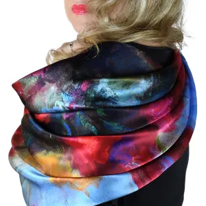Spring is Coming, 35-inch Square Italian Silk Scarf